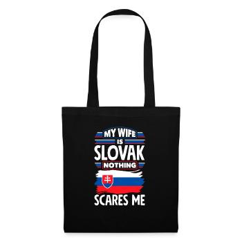 Slovak Slovakia Slovak Flag Quote - Tote Bag - black - Front