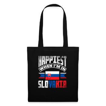 Slovak Slovakia Slovak Flag Quote - Tote Bag - black - Front