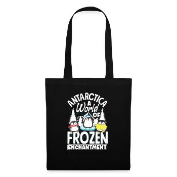 Antarctica a world of frozen enchantment - Stoffbeutel - Schwarz - Vorne