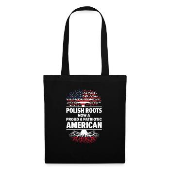 Born Polish Poland American USA Citizenship - Tote Bag - black - Front