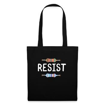 Physique de la résistance de résistance - Sac en tissu - noir - Devant