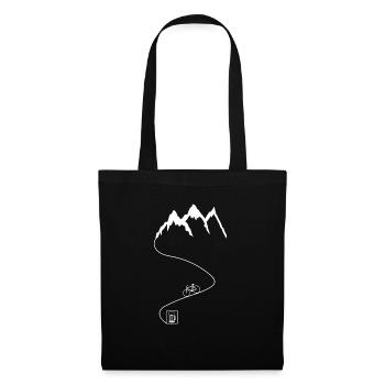 Montagnes Bière Gravel Vélo de route Cycliste Cycliste - Sac en tissu - noir - Devant
