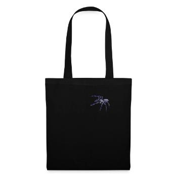 Tarentule I Tarantula Terrarium motif pour - Sac en tissu - noir - Devant