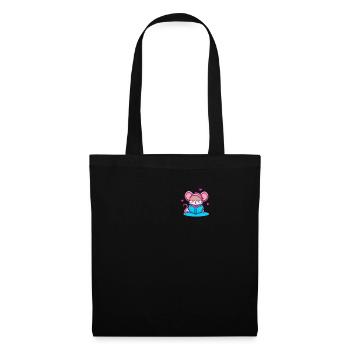Read Bookworm Pocket Design Mouse - Tote Bag - black - Front