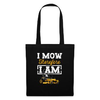 Lawn Mower Mowing Landscaping Landscaper - Tote Bag - black - Front