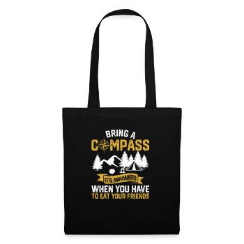 Bring a compass It's embarrassing - Tote Bag - black - Front