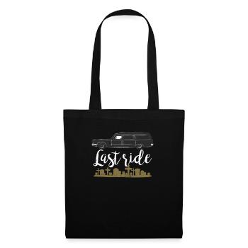 Dernier trajet - Sac en tissu - noir - Devant