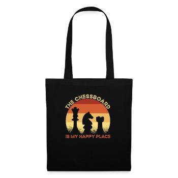 Chess Happy Place - Tote Bag - black - Front