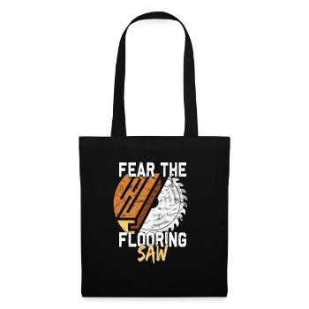 Flooring construction Floor layers - Tote Bag - black - Front