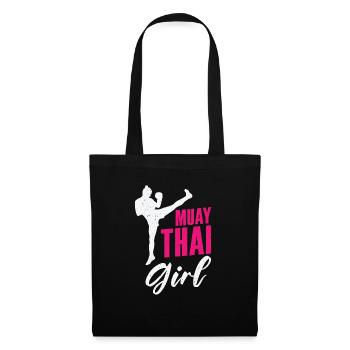 International Women's Day Muay Thai Girl Power - Tote Bag - black - Front