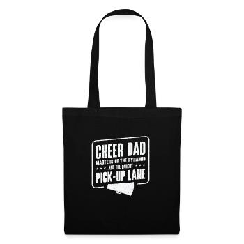 Cheerleader Proud Cheer Dad Cheerleading Beer - Tote Bag - black - Front