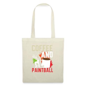 Coffee Drinker Paintball Player Paintballer - Tote Bag - nature - Front