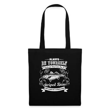 Striped bass Always Be A Striped bass - Tote Bag - black - Front