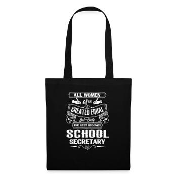 School Secretary Proud School Secretary - Tote Bag - black - Front