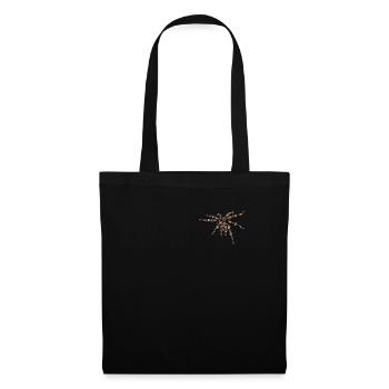 Tarentule I Tarantula Terrarium Motif pour - Sac en tissu - noir - Devant