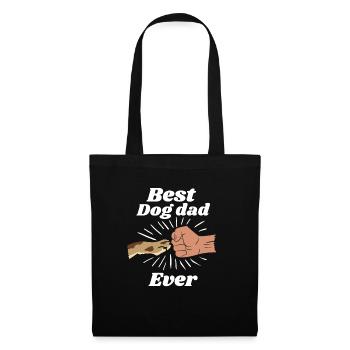 Le meilleur parent de chien - Sac en tissu - noir - Devant