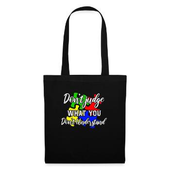 Autism Awareness – Don't Condemn What - Tote Bag - black - Front