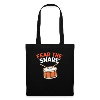 Drummer Musical Instrument Musician Drum Player - Tote Bag - black - Front