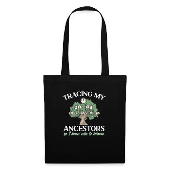 Genealogy Genealogy Genealogist - Tote Bag - black - Front