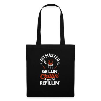 Pitmaster Grillin Chillin and Refillin BBQ Smoker - Tote Bag - black - Front