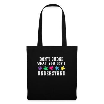 Autism Awareness – Don't Condemn What - Tote Bag - black - Front