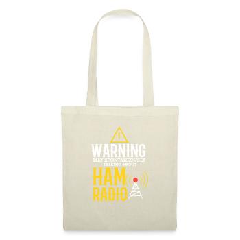 Amateur Radio Radio Funker Cadeau - Sac en tissu - nature - Devant