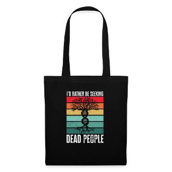 Genealogy Genealogy Genealogist - Tote Bag - black - Front