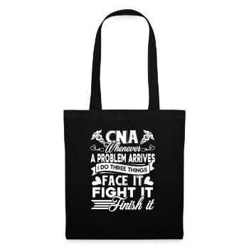 CNA CNA Solves Problem - Tote Bag - black - Front