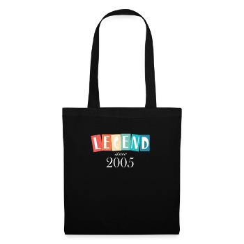 Legend since 2005 - Tote Bag - black - Front