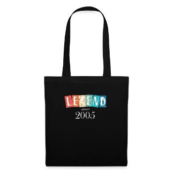 Legend since 2005 - Tote Bag - black - Front