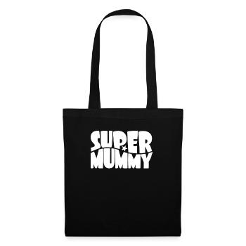 Super Mummy for the best mom In comic style - Tote Bag - black - Front