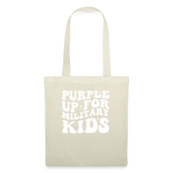 Groovy Purple Up For Military Child Month The Mili - Tote Bag - nature - Front