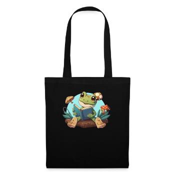 Cottagecore Mushroom Aesthetic Nature Conservation - Tote Bag - black - Front