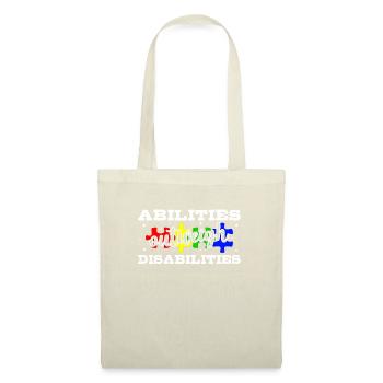Autism awareness - abilities predominate - Tote Bag - nature - Front