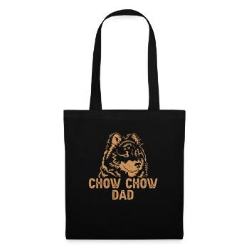 Chow Chow Hund - Stoffbeutel - Schwarz - Vorne