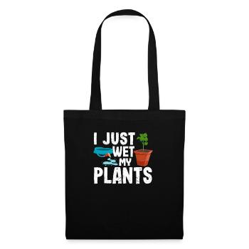 I just moisten my plants Funny garden - Tote Bag - black - Front
