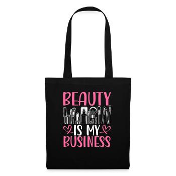 La beauté est mon affaire - Sac en tissu - noir - Devant