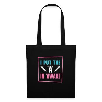 Anesthesia Anesthesiologist Nurse Anesthesiology - Tote Bag - black - Front