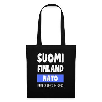 Finland Finland NATO - Member 04-2023 - Tote Bag - black - Front