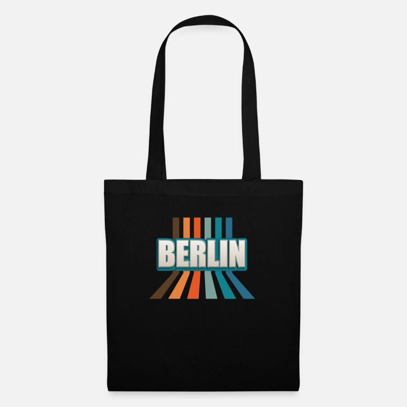 Berlin Berlinerin Berliner Stadt Berlin - Stoffbeutel - Schwarz