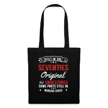Built In The 70s Original And Unrestored - Tote Bag - black - Front