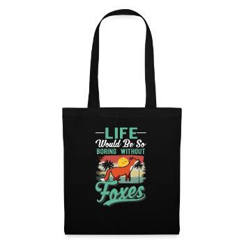 Red Gift Red Fox - Tote Bag - black - Front