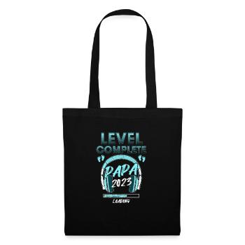 Level Complete PAPA 2023 Loading Expectant Dad - Tote Bag - black - Front