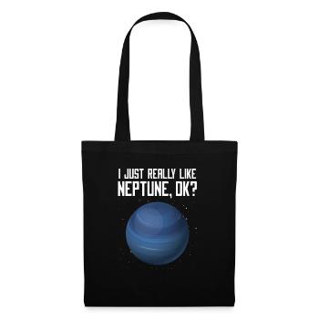 Neptun - Stoffbeutel - Schwarz - Vorne