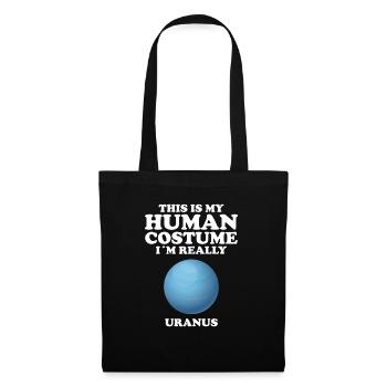 Uranus - Sac en tissu - noir - Devant