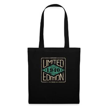 Awesome Since 1940 Retro Vintage Design - Stoffbeutel - Schwarz - Vorne