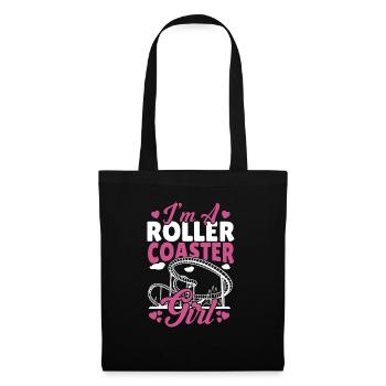 Amusement Park Theme Park Vacation I'm A Roller Co - Tote Bag - black - Front