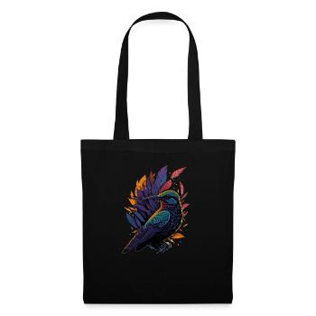 Nature Lovers - Charming Hummingbird - Stoffbeutel - Schwarz - Vorne
