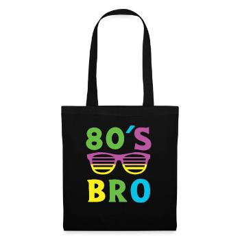 Costume 80s Bro Vintage Retro1980 - Tote Bag - black - Front