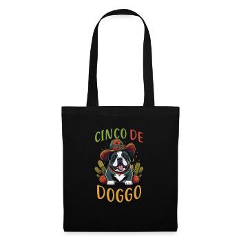 Happy Cinco de Mayo Cinco De Doggo Bulldog - Tote Bag - black - Front